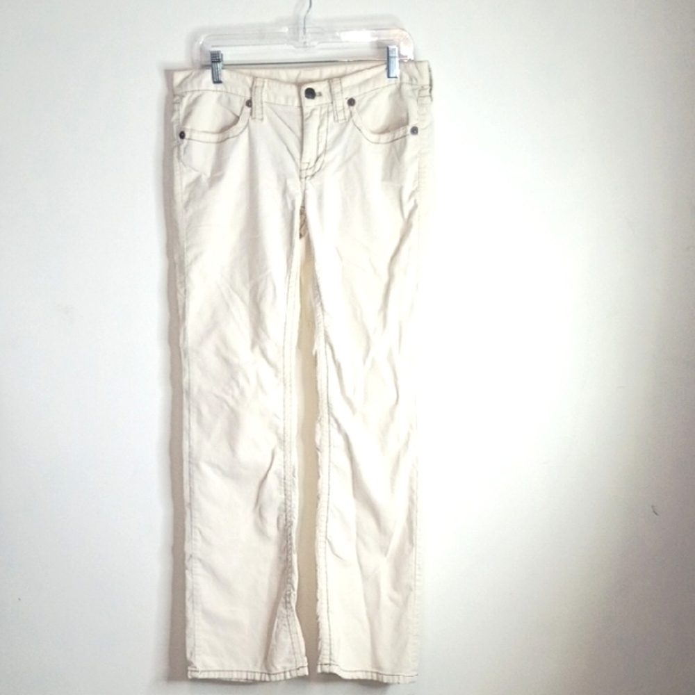 London  Jean Cream Corduroy Pant- Size 8 Long
